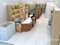 便利店货架收银台的风水摆放