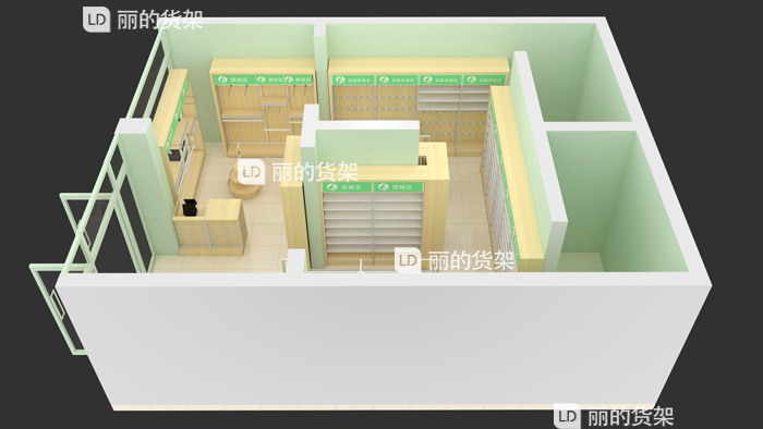 母婴店货架布局